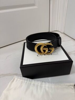 Gucci GG Marmont Wide Belt
